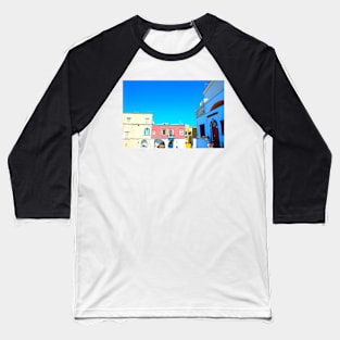 Colorful buildings in Procida (Italy) Baseball T-Shirt